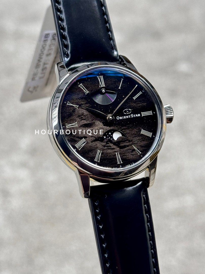 Brand New Orient Star M45 140pc Limited MoonPhase Manual Winding Watch RE-BW0008B