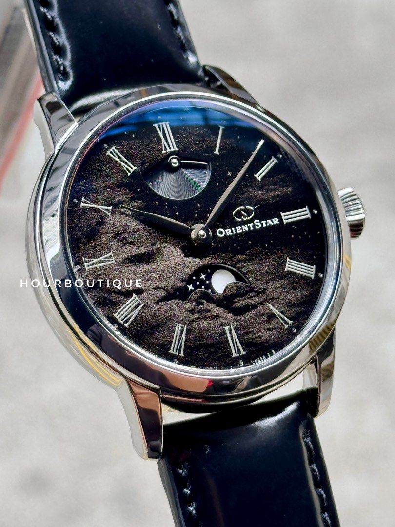 Brand New Orient Star M45 140pc Limited MoonPhase Manual Winding Watch RE-BW0008B