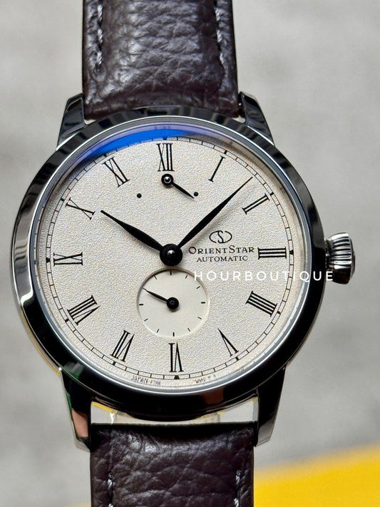 Brand New Orient Star M45 Small Seconds Cream Dial Automatic Watch RE-BS0002S
