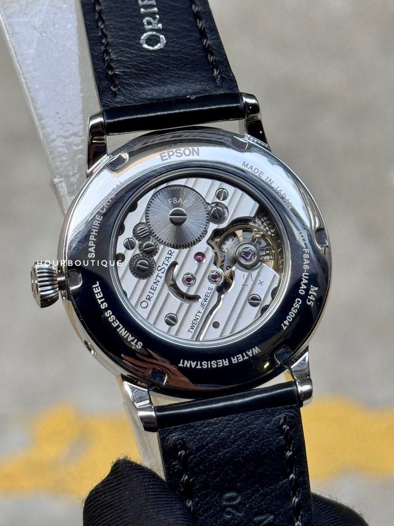 Brand New Orient Star M45 White Roman Dial Mechanical Manual Winding Watch RE-BW0004S