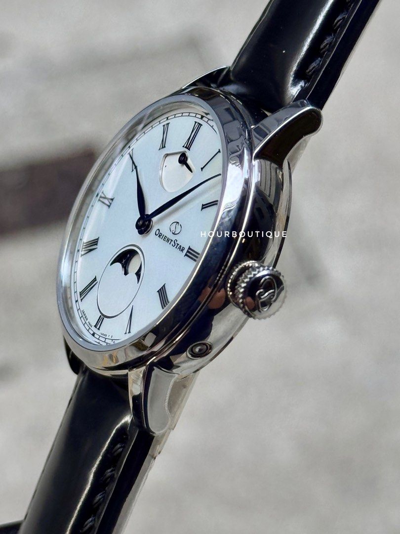 Brand New Orient Star M45 White Roman Dial Mechanical Manual Winding Watch RE-BW0004S