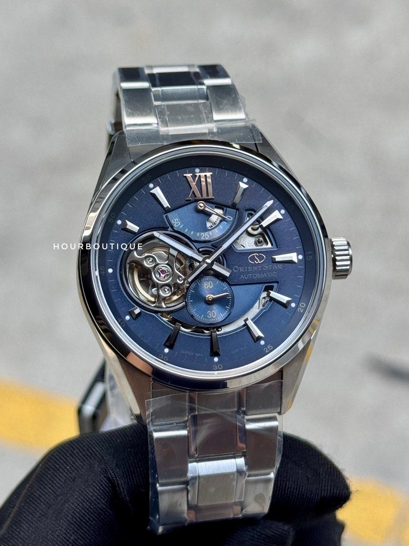 Brand New Orient Star Matt Blue Dial Automatic Limited Edition Watch RE-AV0132L
