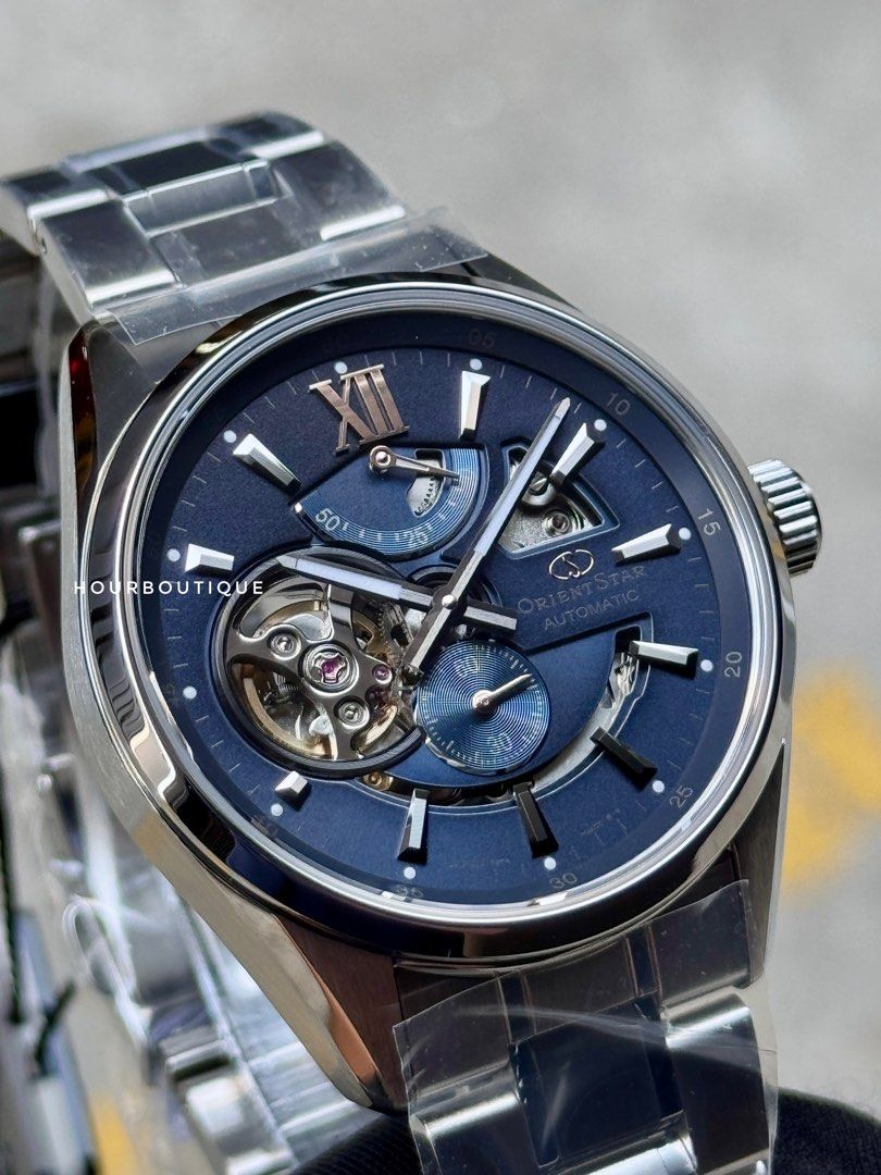 Brand New Orient Star Matt Blue Dial Automatic Limited Edition Watch RE-AV0132L