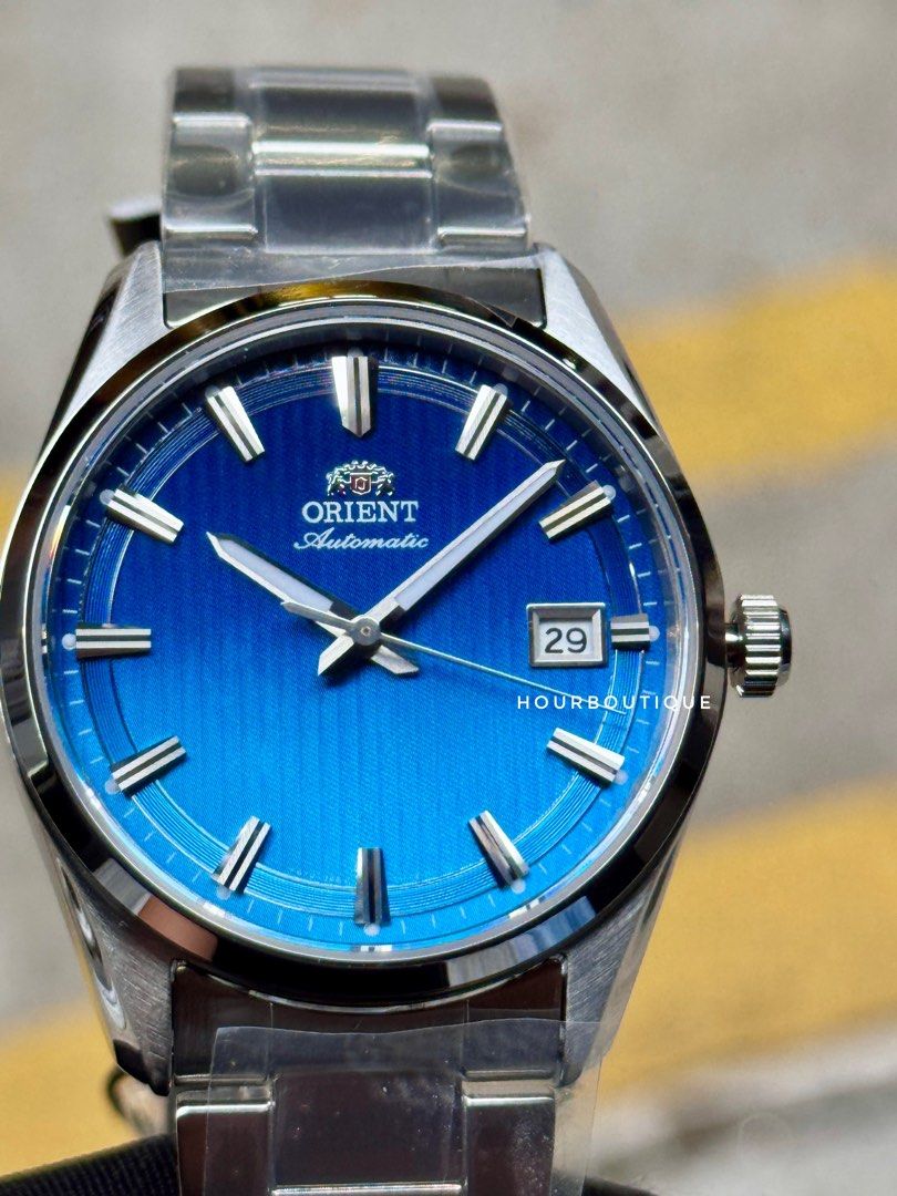 Brand New Orient Stretto Automatic Watch - Limited Edition Gradient Blue Dial RA-AC0R09L