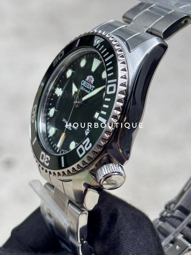 Brand New Orient Triton Green Dial Automatic Divers Watch RN-AC0K02E