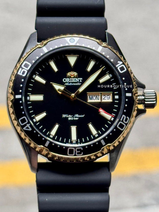 Brand New Orint Mako Black Gold Divers Automatic Watch RA-AA0005B