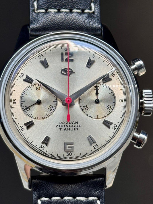 Brand New SeaGull 1963 Original ReIssue Mechanical Chronograph Pilot Watch