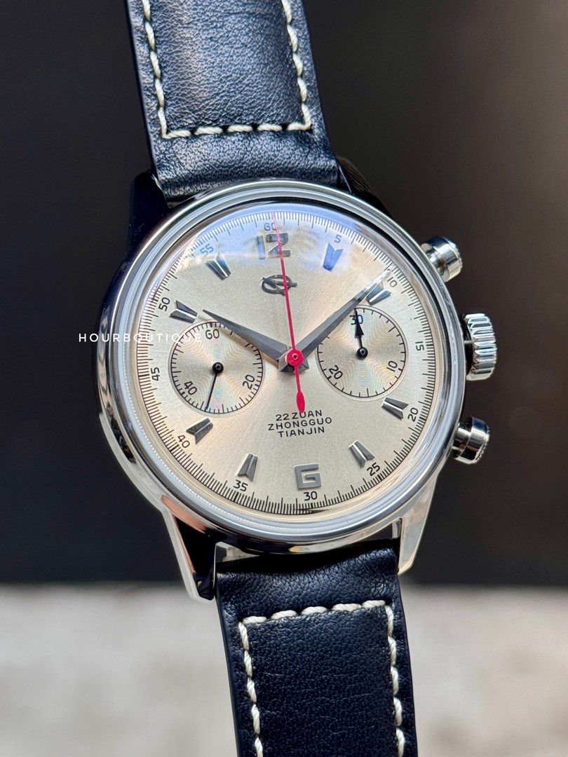 Brand New SeaGull 1963 Original ReIssue Mechanical Chronograph Pilot Watch