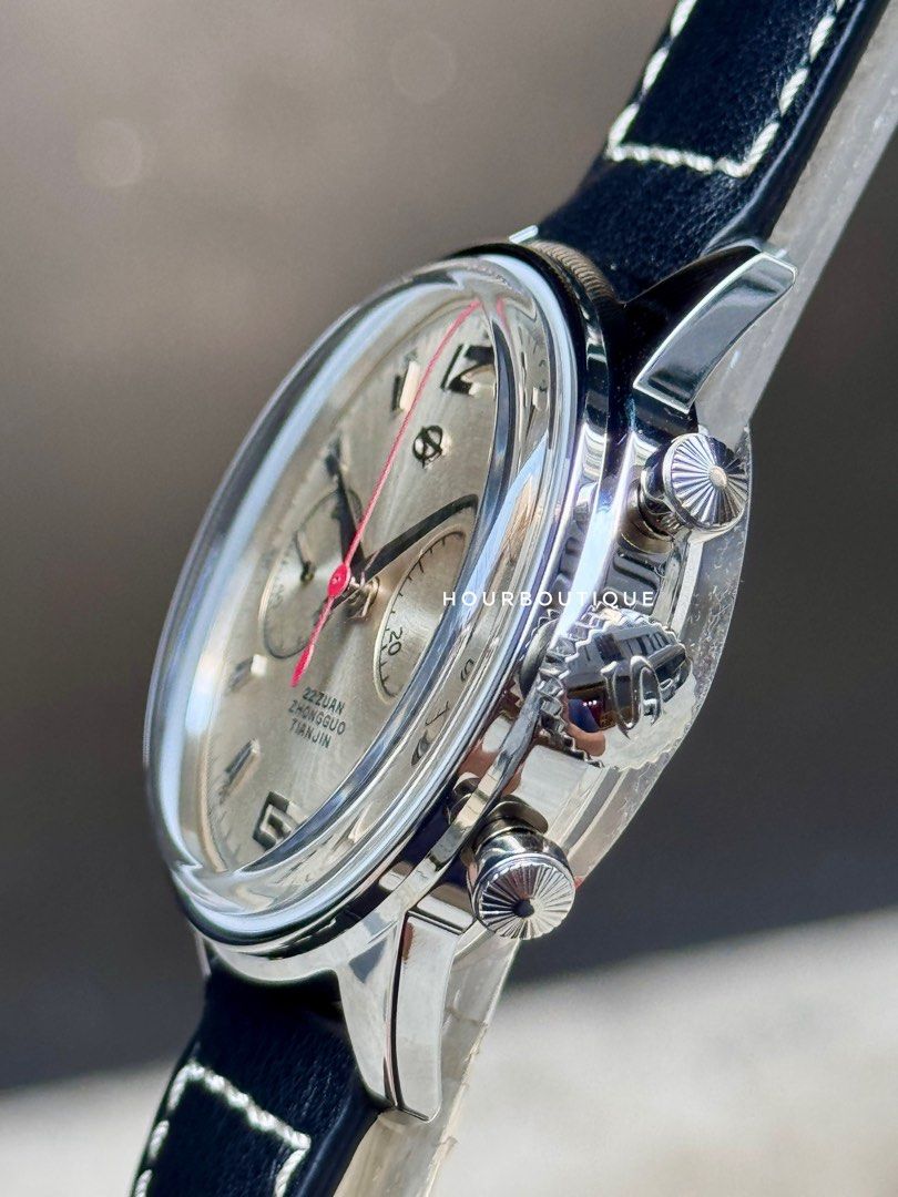 Brand New SeaGull 1963 Original ReIssue Mechanical Chronograph Pilot Watch