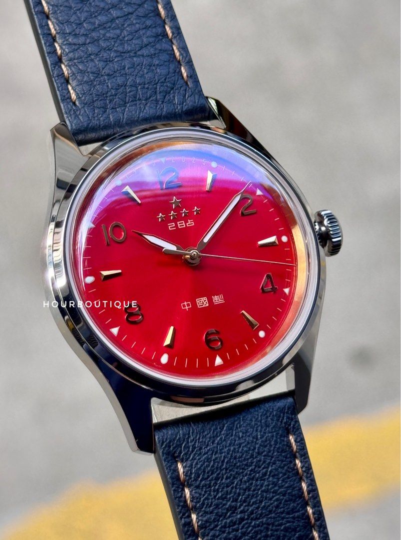 Brand New SeaGull 70th Anniversary Limited Edition Red Dial 5 Stars 五星 Automatic Watch