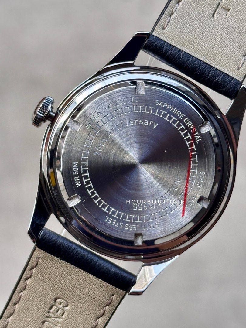 Brand New SeaGull 70th Anniversary Limited Edition Red Dial 5 Stars 五星 Automatic Watch