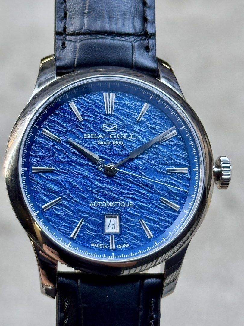 Brand New SeaGull Blue SnowFlake Automatic Watch