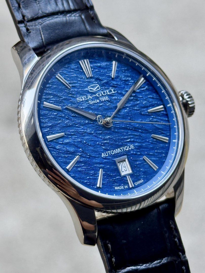 Brand New SeaGull Blue SnowFlake Automatic Watch