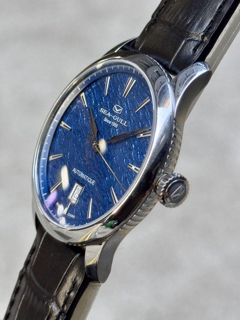 Brand New SeaGull Blue SnowFlake Automatic Watch