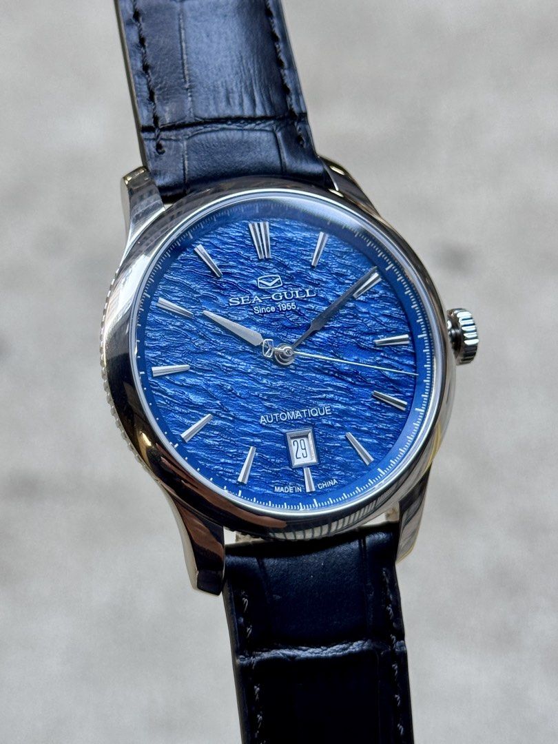 Brand New SeaGull Blue SnowFlake Automatic Watch