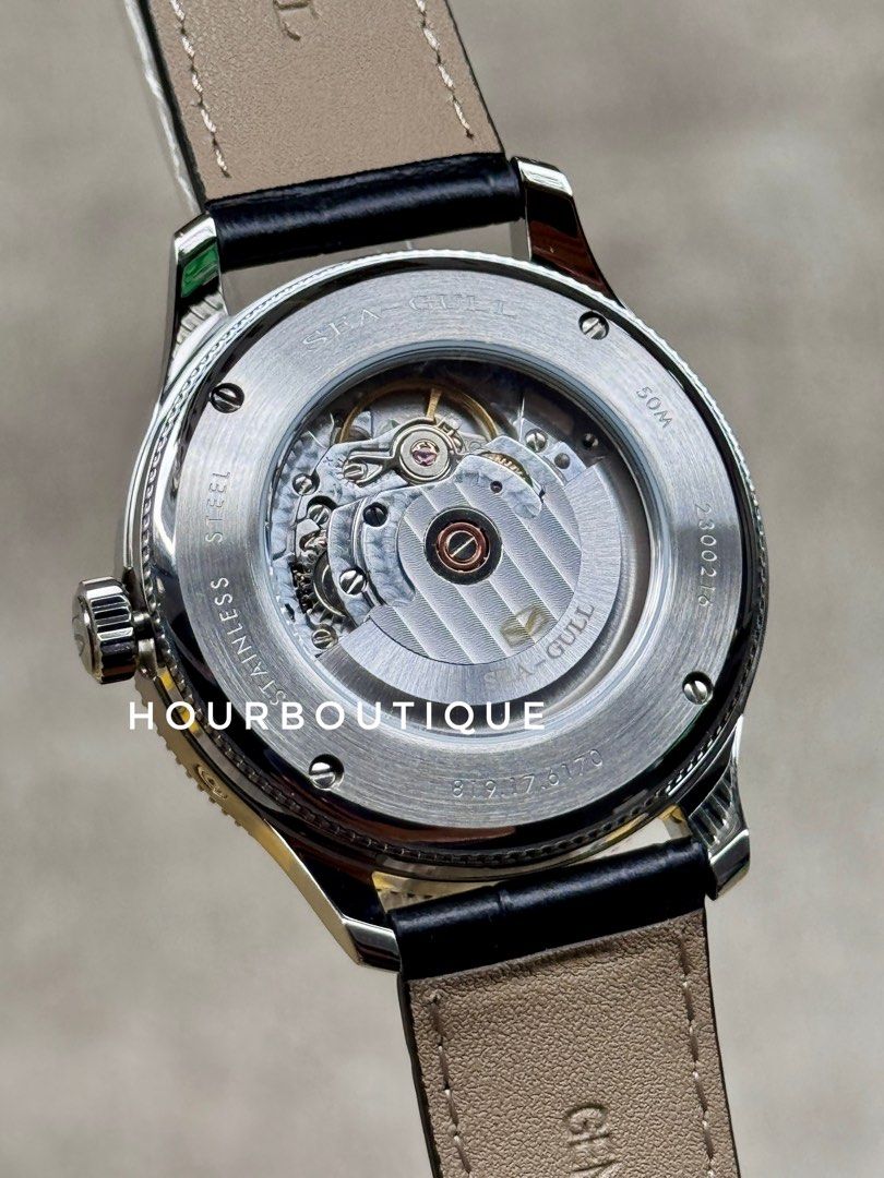 Brand New SeaGull Cream Dial, MoonPhase Automatic Watch