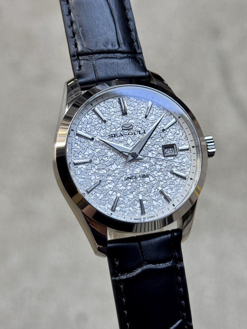Brand New SeaGull Glass Shards Dial, Automatic Watch