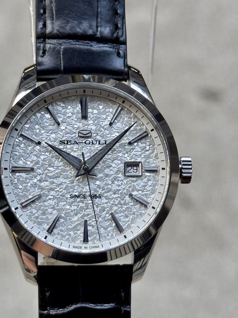 Brand New SeaGull Glass Shards Dial, Automatic Watch
