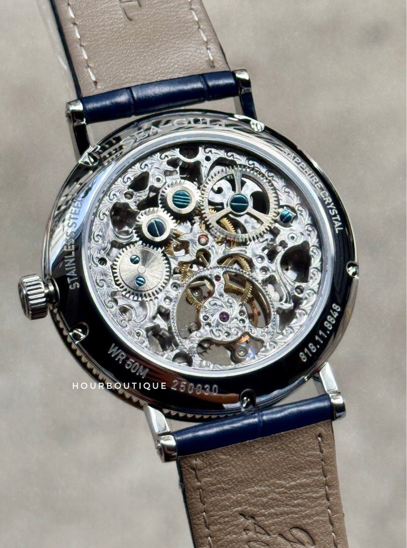 Brand New SeaGull Master CraftsMan Enamel Dial Regulator Tourbillon 39mm