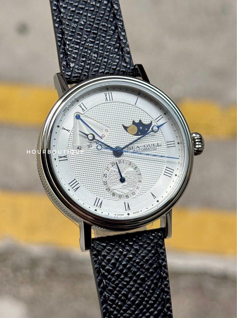 Brand New SeaGull MoonPhase , Power Reserve Indicator Automatic Watch