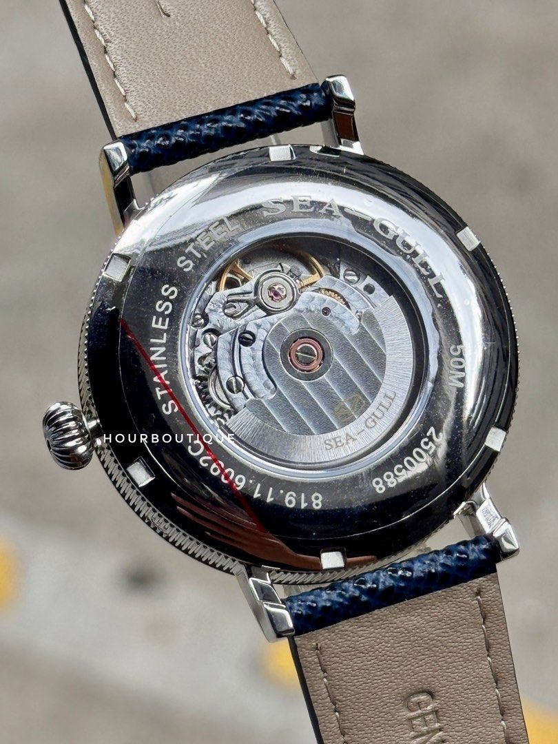 Brand New SeaGull MoonPhase Automatic Watch with Rabbit Sub Dial