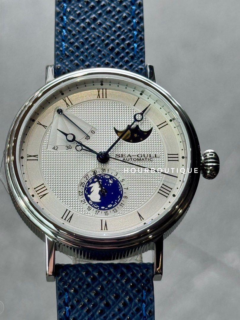 Brand New SeaGull MoonPhase Rabbit Series Automatic Watch
