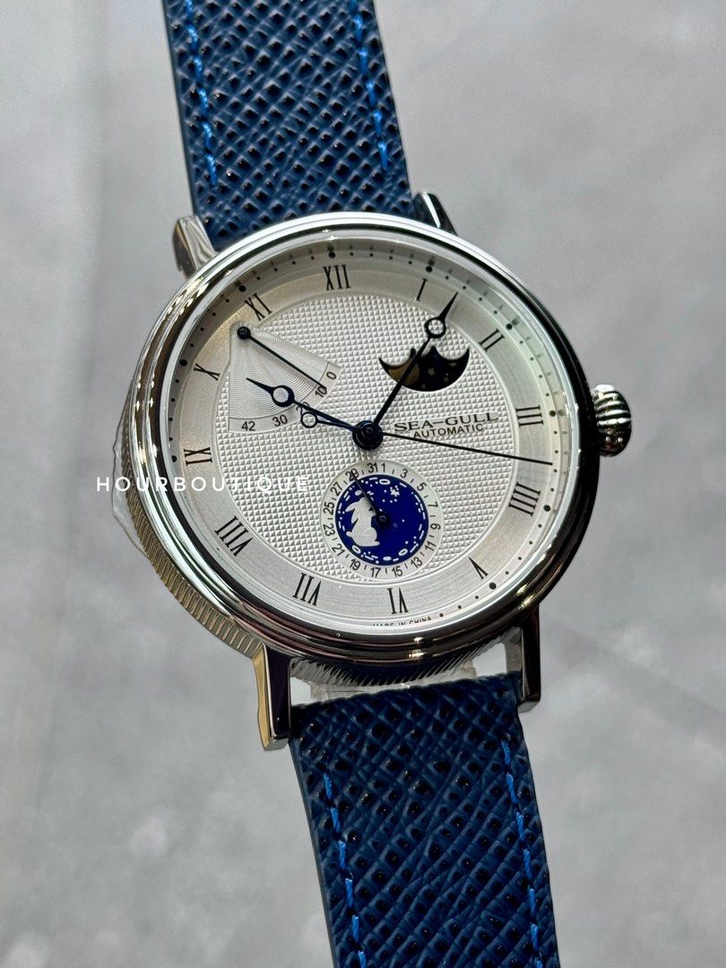 Brand New SeaGull MoonPhase Rabbit Series Automatic Watch