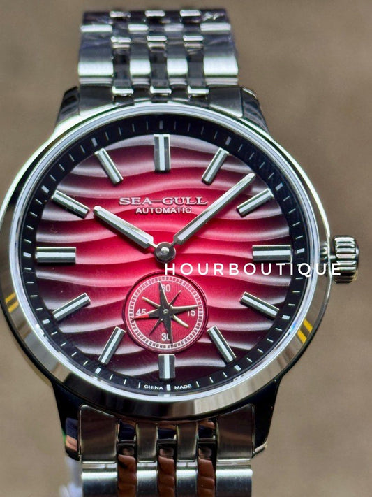 Brand New SeaGull Polaris Red Dial Automatic Watch