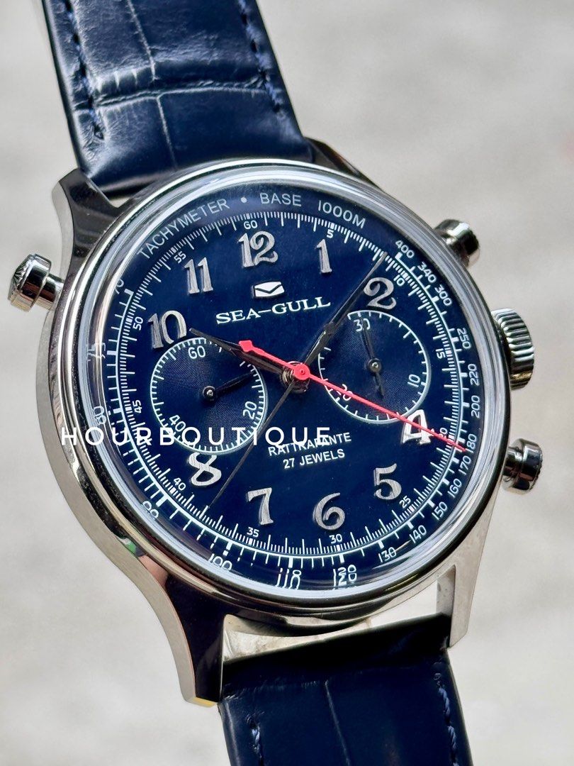 Brand New SeaGull Rattrapante Blue Dial 500pc LE Mechanical Watch