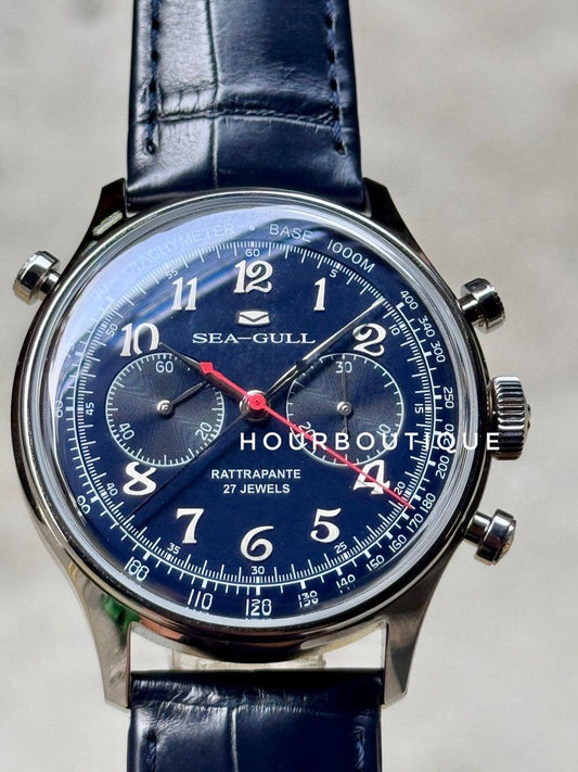 Brand New SeaGull Rattrapante Blue Dial 500pc LE Mechanical Watch
