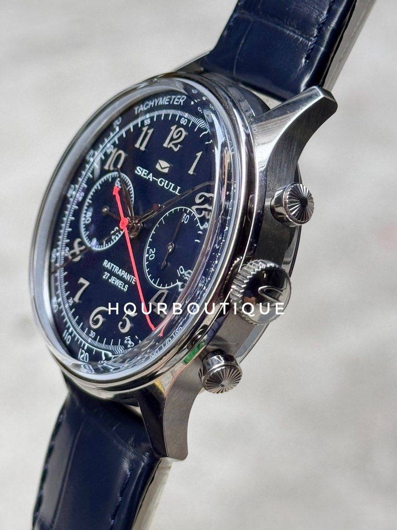 Brand New SeaGull Rattrapante Blue Dial 500pc LE Mechanical Watch