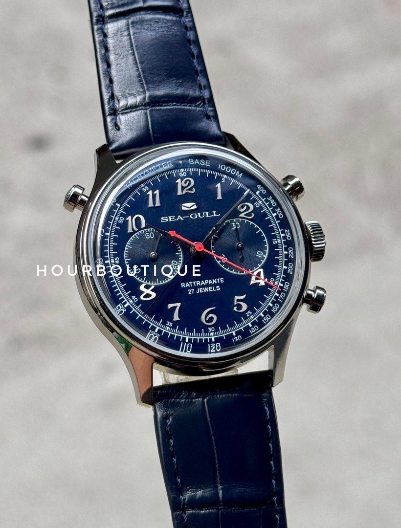 Brand New SeaGull Rattrapante Blue Dial 500pc LE Mechanical Watch
