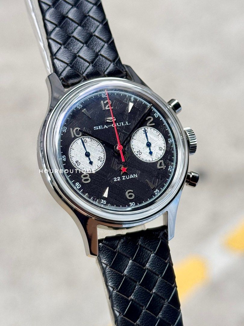 Brand New SeaGull Singapore Exclusive Meteorite Dial 1963 Mechanical Chronograph WatchTextured Dial Mechanical Chronograph Mens Watch (Copy)