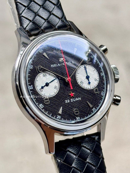 Brand New SeaGull Singapore Exclusive Meteorite Dial 1963 Mechanical Chronograph WatchTextured Dial Mechanical Chronograph Mens Watch (Copy)