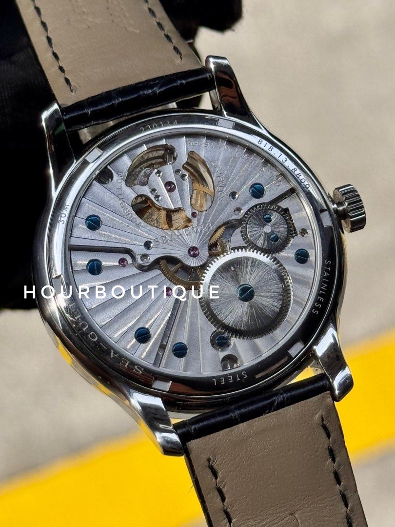 Brand New SeaGull White Enamel Dial Tourbillon Manual Winding Watch