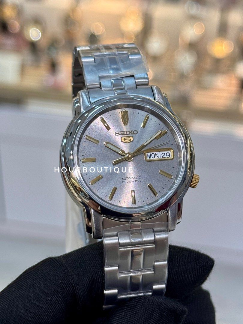 Brand New Seiko 5 Automatic 37mm Grey Dial Watch SNKK67K1