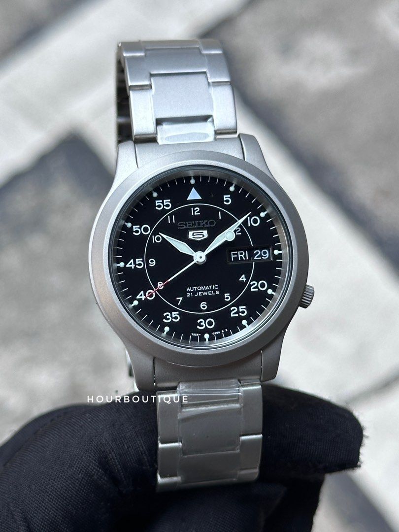Brand New Seiko 5 Automatic Field Watch 37mm SNK809K1