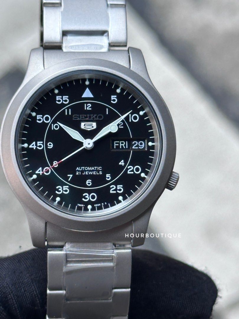 Brand New Seiko 5 Automatic Field Watch 37mm SNK809K1