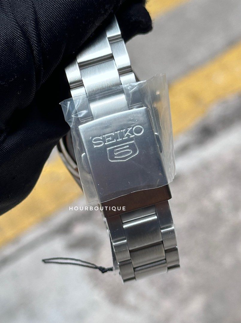 Brand New Seiko 5 Black Dial 37mm Automatic Watch SNKL45K1
