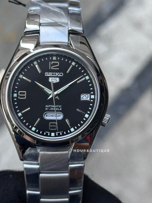 Brand New Seiko 5 Black Dial Automatic Watch SNK623K1