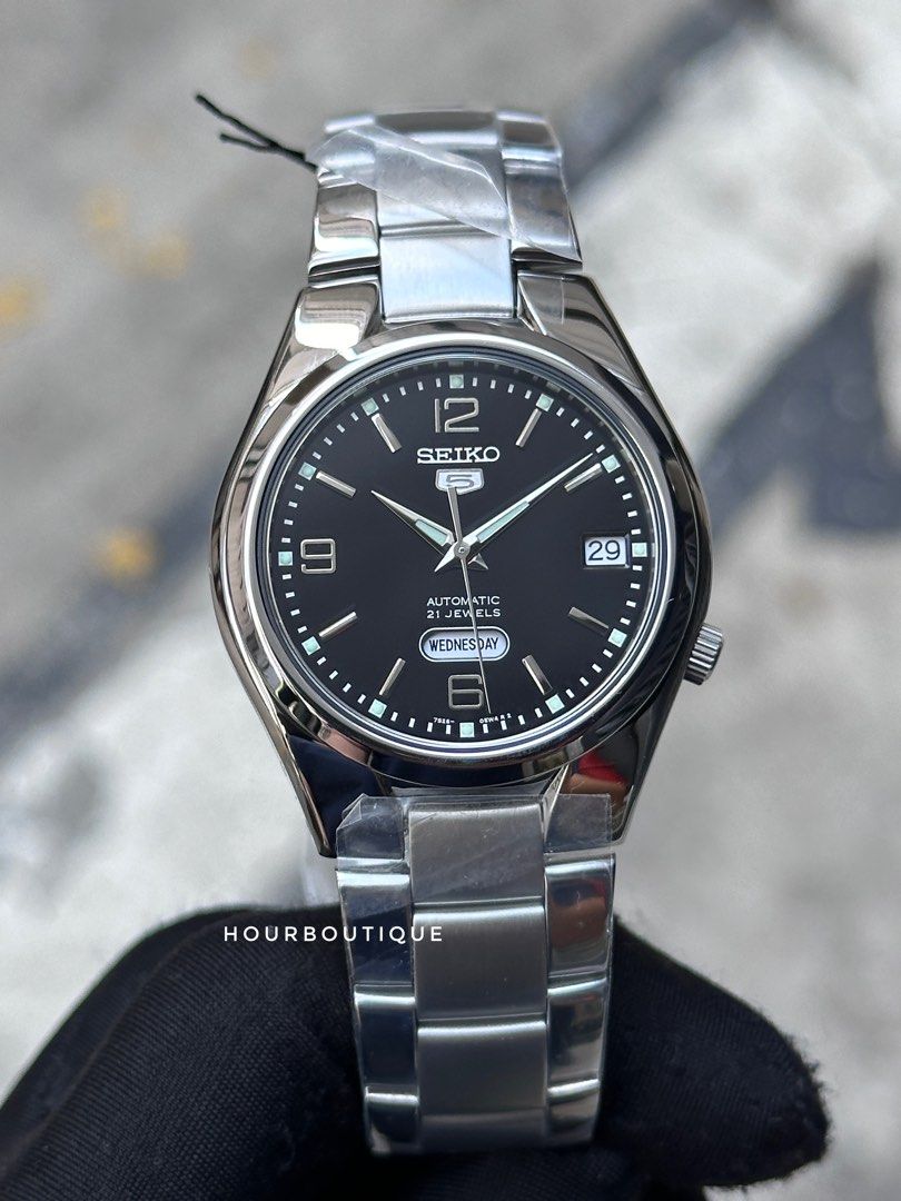 Brand New Seiko 5 Black Dial Automatic Watch SNK623K1