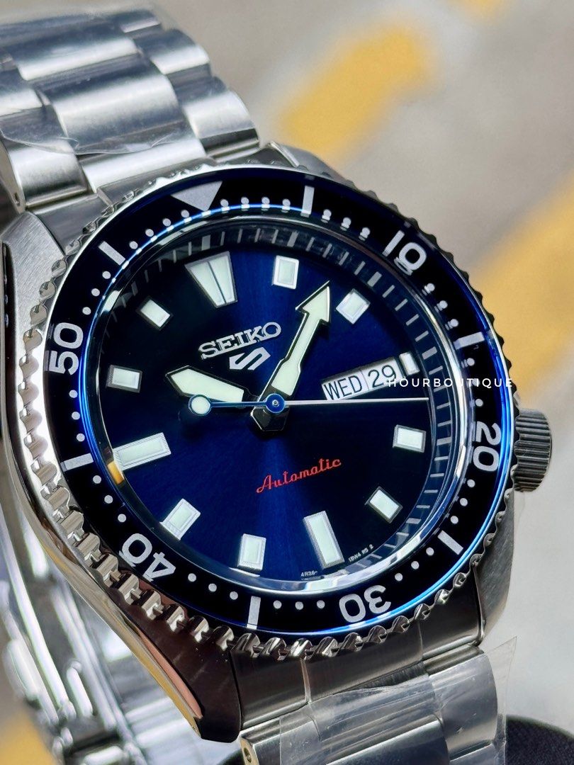 Brand New Seiko 5 Blue Dial Automatic Watch SRPL83K1