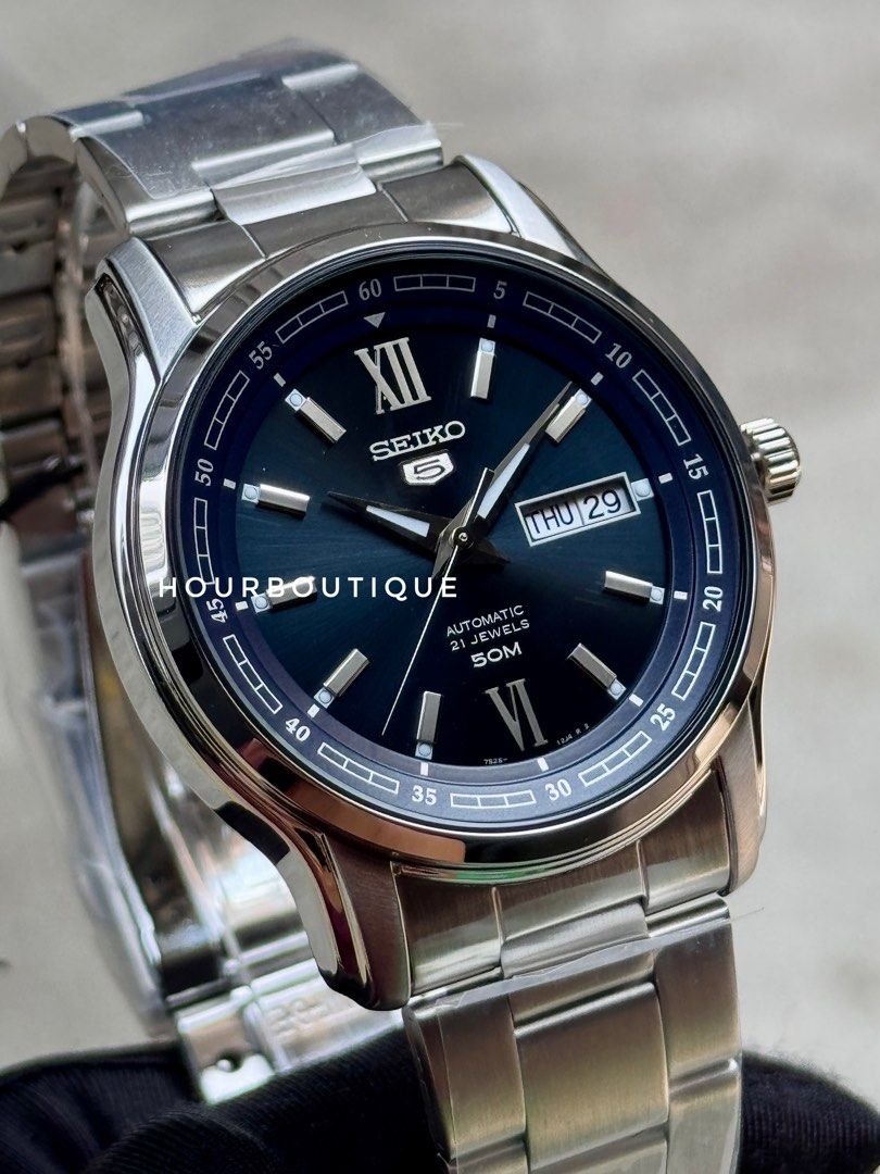 Brand New Seiko 5 Blue Dial Automatic Watch SNKP17K1