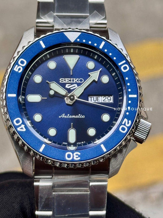 Brand New Seiko 5 Blue Dial Mens Automatic Watch SRPD51K1