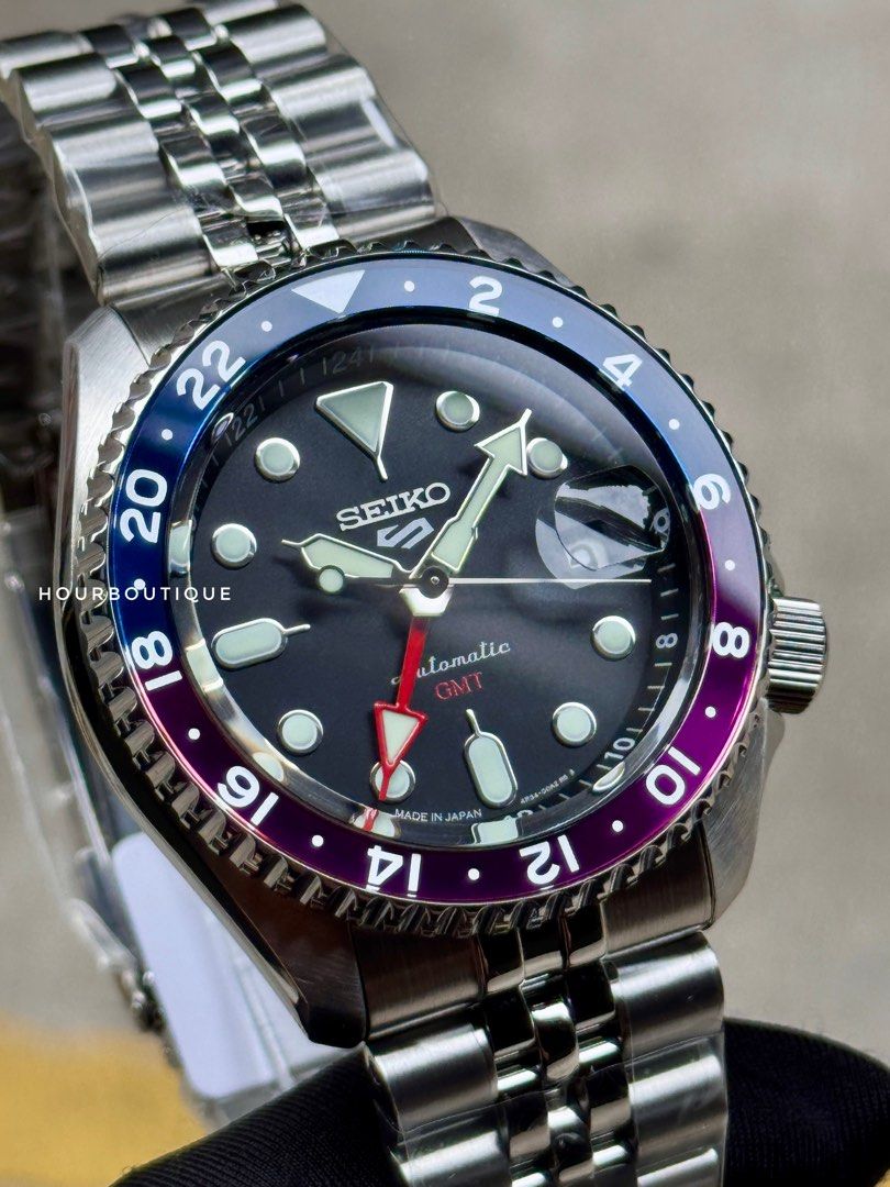 Brand New Seiko 5 Japan Edition GMT Automatic Watch SBSC021