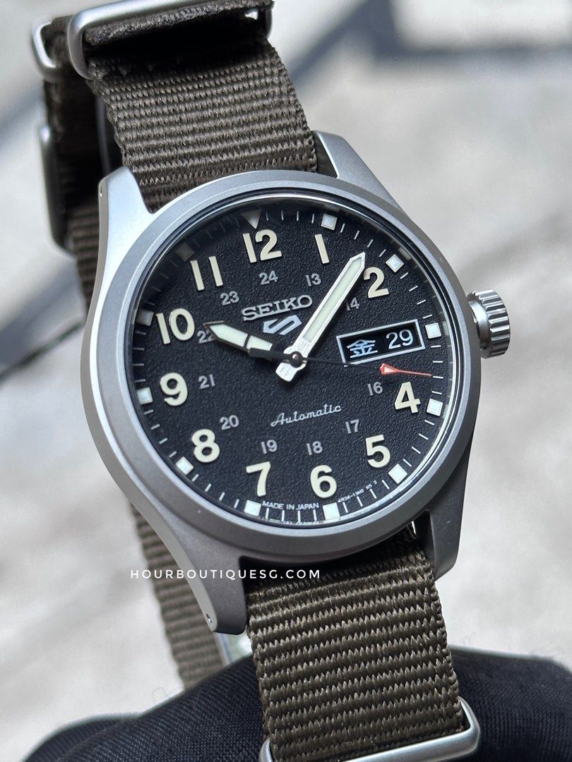 Brand New Seiko 5 Made In Japan Version Automatic Field Watch SBSA201 ...