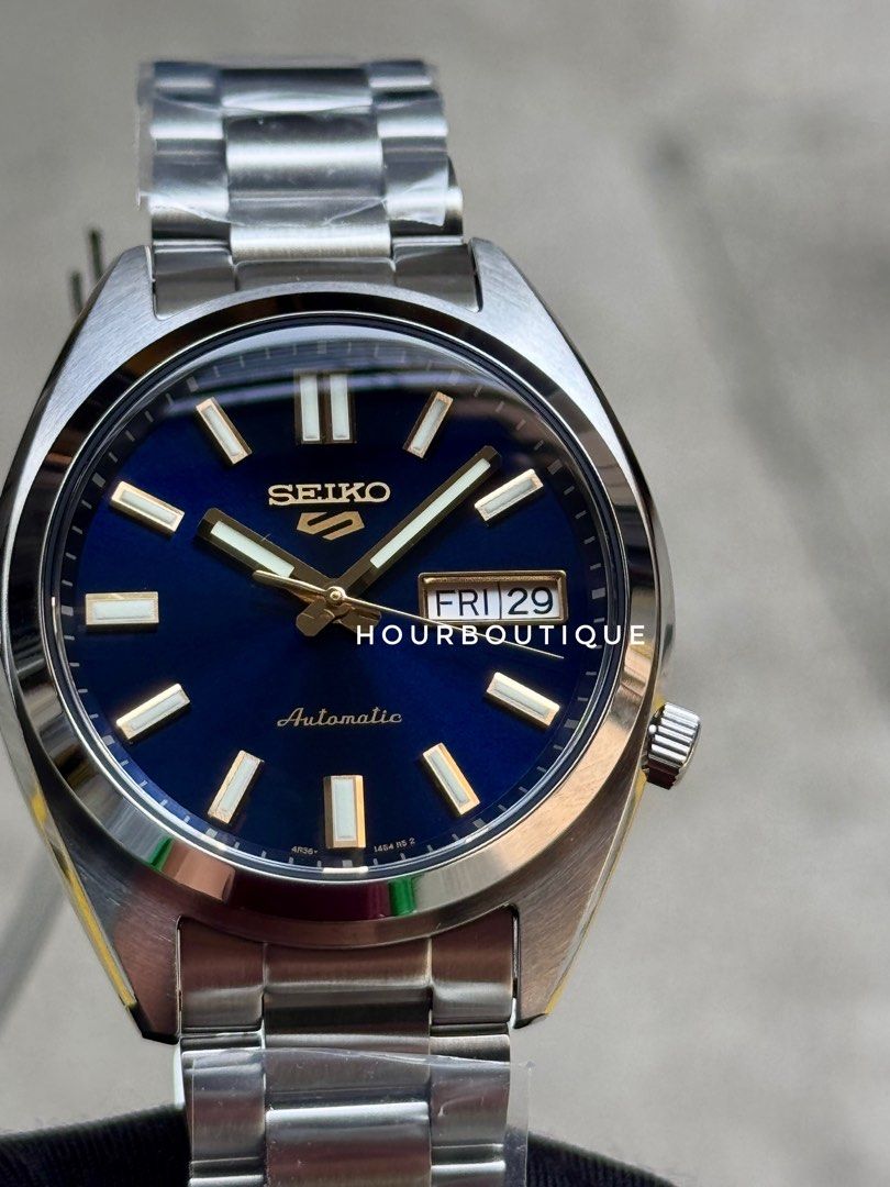 Brand New Seiko 5 Mid Size Blue Dial Automatic Watch SRPL55K1
