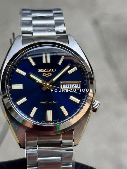Brand New Seiko 5 Mid Size Blue Dial Automatic Watch SRPL55K1