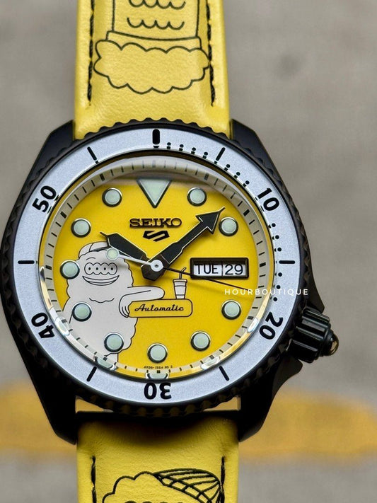 Brand New Seiko 5 Millions Monster Yellow , 500pc Limited Edition Automatic Watch SRPL65K1