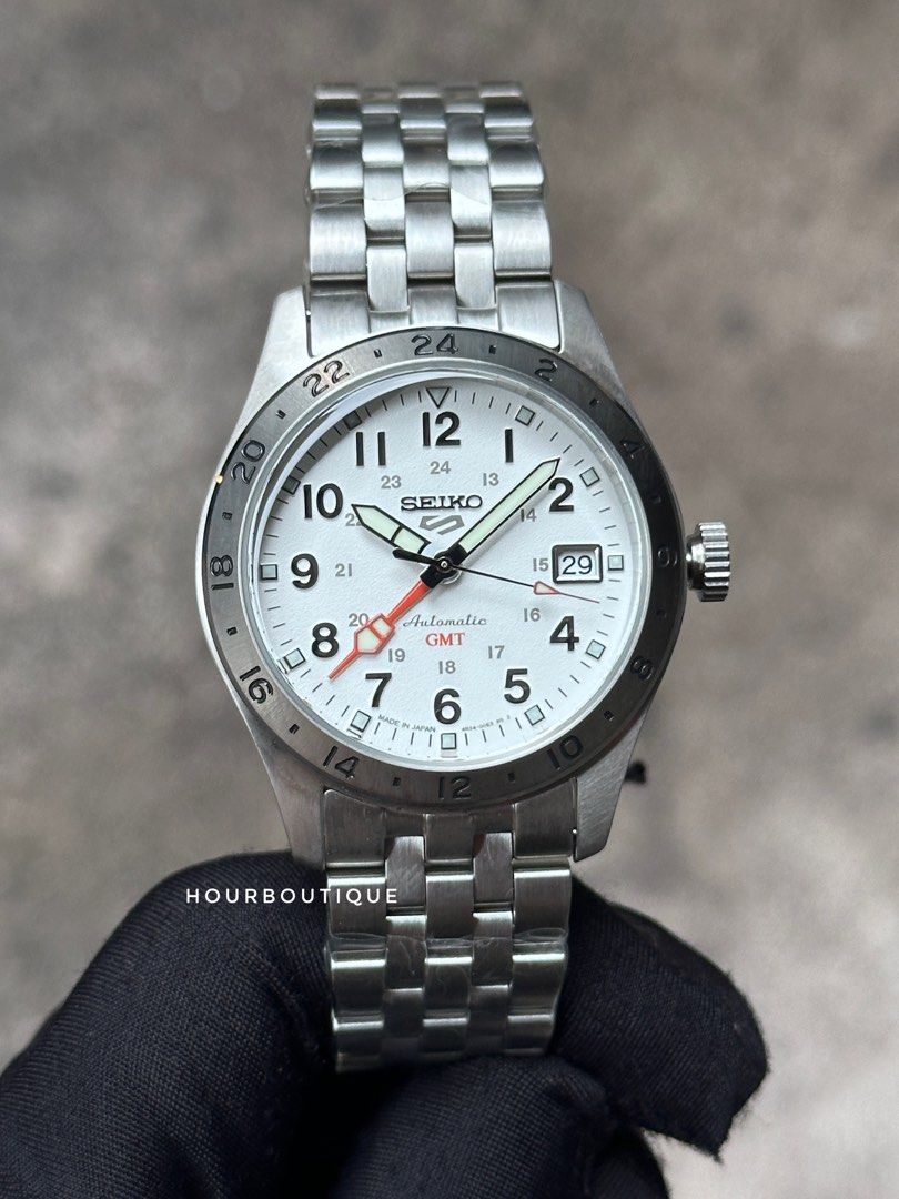 Brand New Seiko 5 Polar Explorer Automatic GMT Japan Exclusive SBSC009